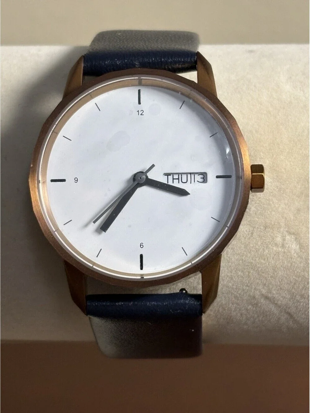 Tinker Watch First Edition Ronda 507 Swiss Movt Sapphire Crystal Copper 34mm
